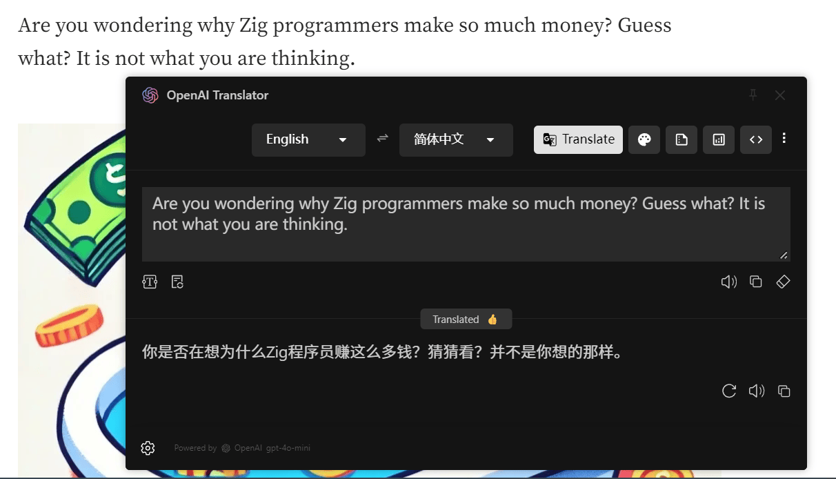 OpenAI Translator