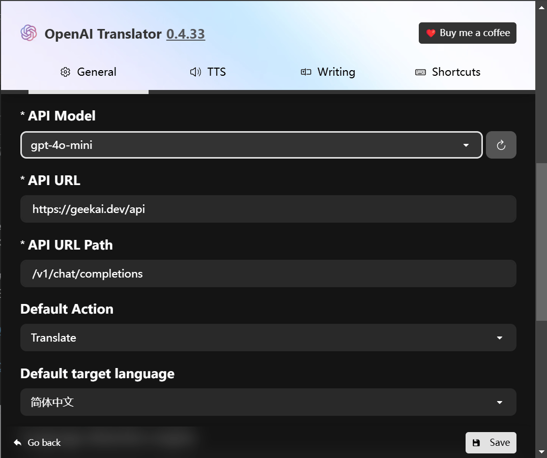 OpenAI Translator