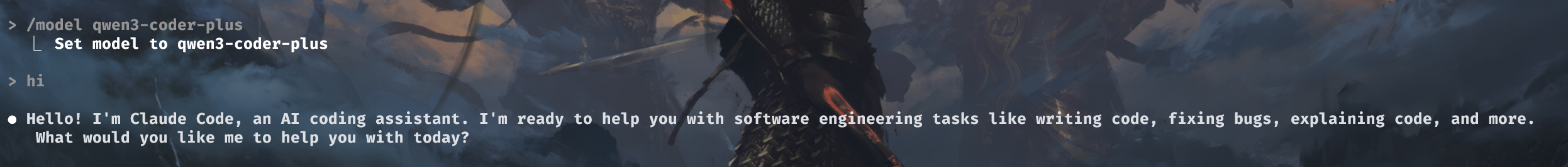 在 Claude Code 中使用 Qwen3-Coder-Plus