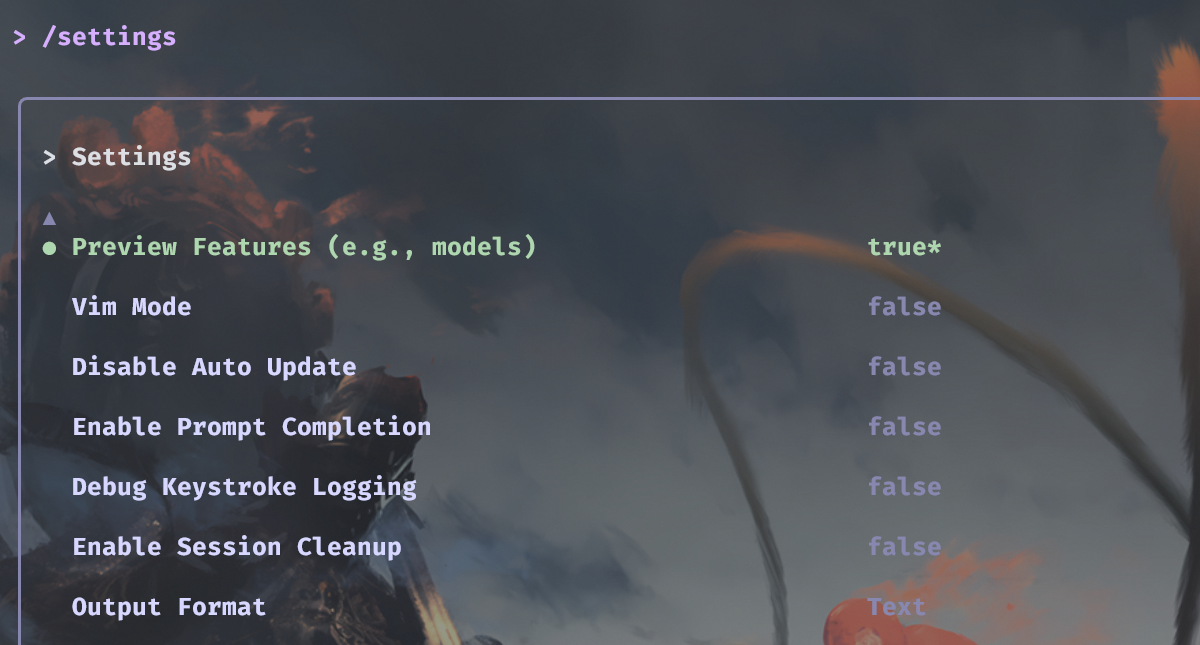 开启 Gemini CLI 使用 Genini 3 Pro Preview